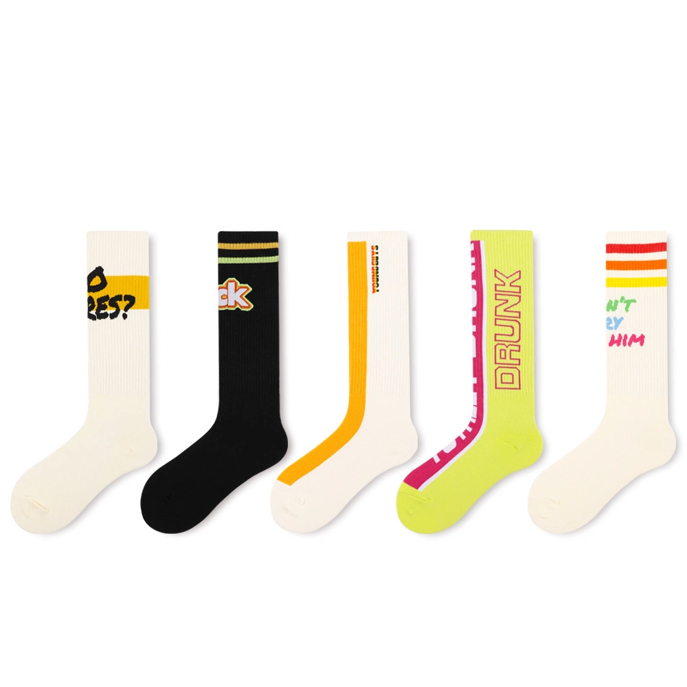 Personalized Fashion Long Sleeve College Style Sports Socks