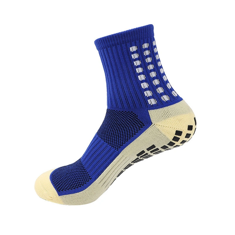 Best Cheap Professional Breathable with Anti-Slip Dots Youth Shock Absorbent Sweat Deodorant Thickened Men Socks Football Sports Socks Soccer Cotton Socks