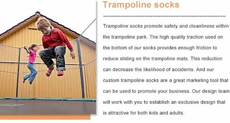 Wholesale Custom Logo Men Women Kids Unisex Yoga Jump Grip Trampoline Anti-Slip Socks