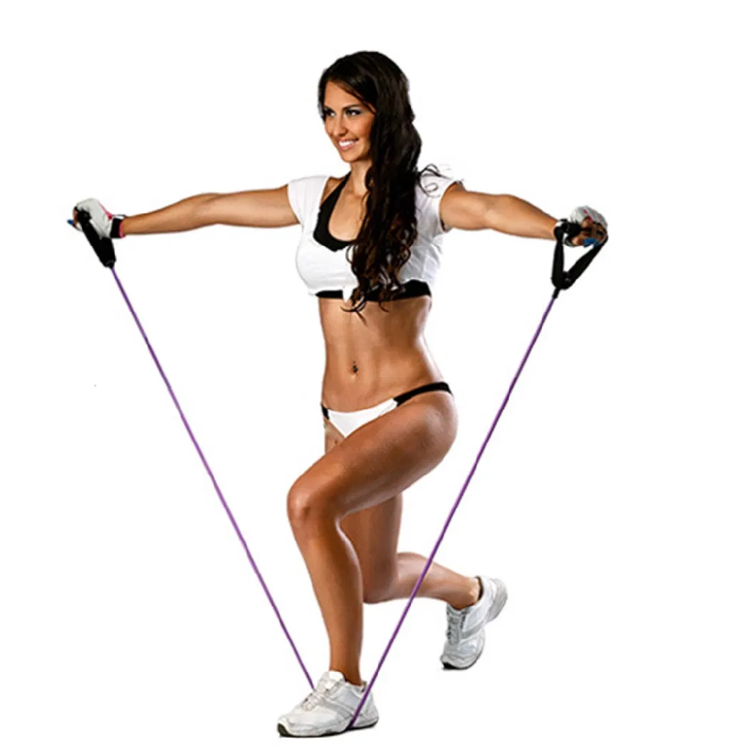 Resistance Exercise Band with Comfortable Handles Exercise Bands Legs