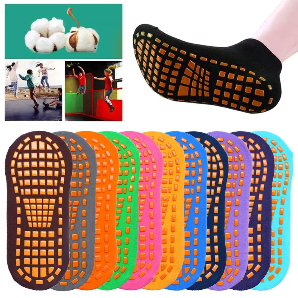 Trampoline Pilates Dispensing Anti-Slip Quick-Dry Floor Yoga Gym Socks