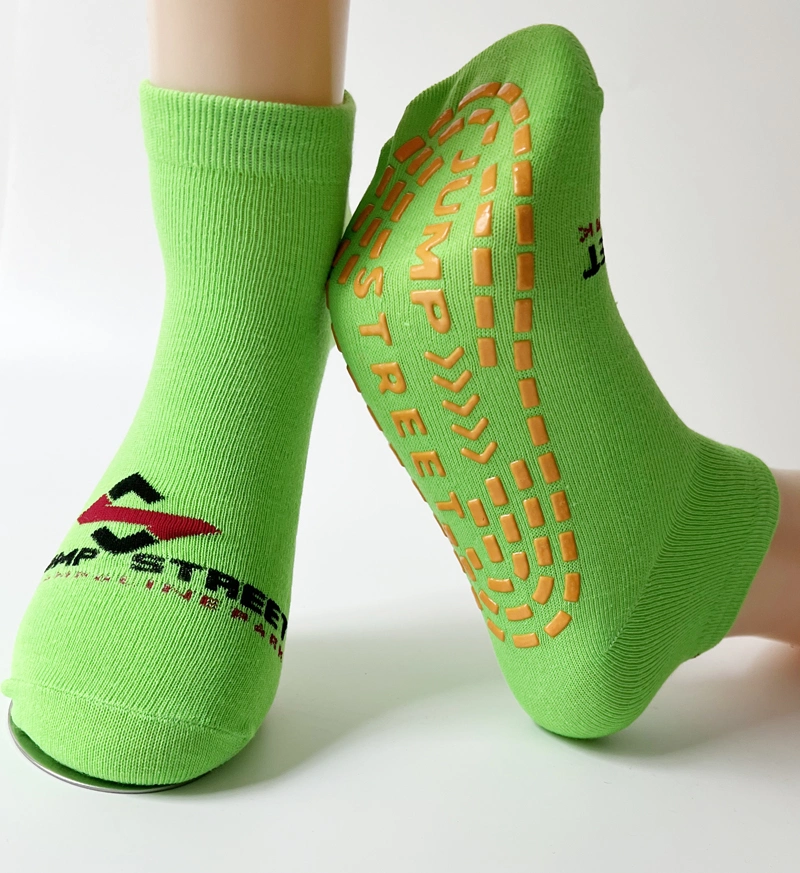 Wholesale Custom Logo Men Women Kids Unisex Yoga Jump Grip Trampoline Anti-Slip Socks