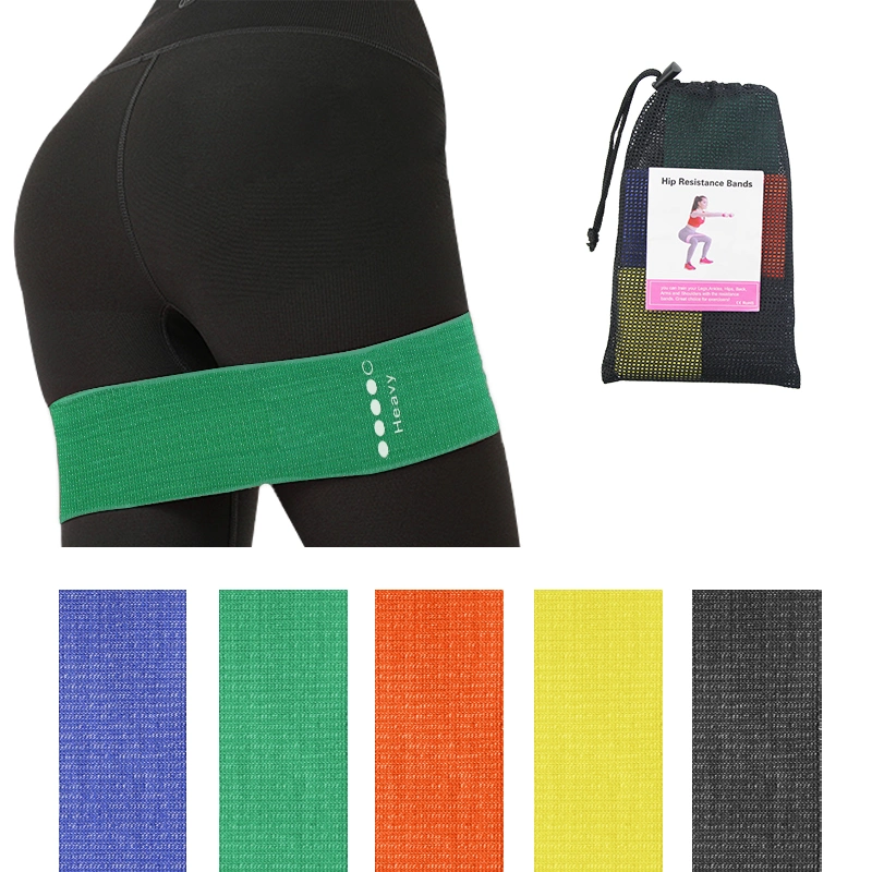 Fabric Resistance Bands Hip Circle 5 Levels Exercise Booty Glute Bands