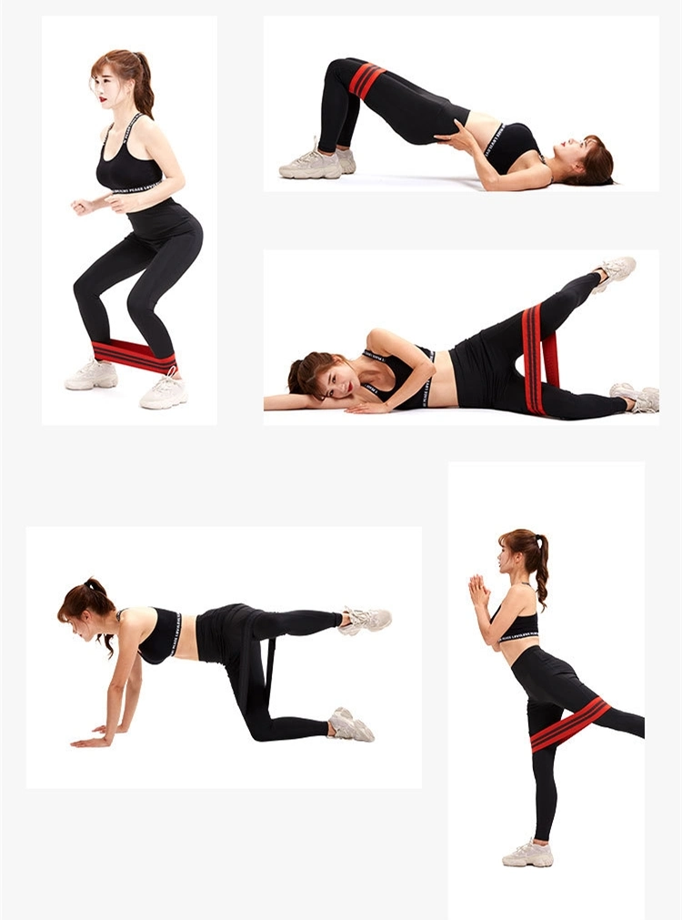 Custom Yoga Exercise Non-Slip Elastic Fitness Home Gym Exercise Latex Resistance Band