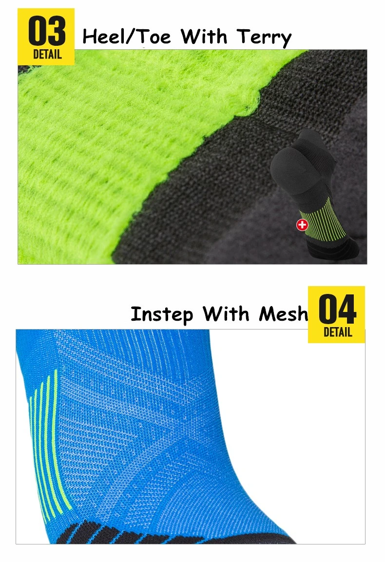 Sample Customization Custom Logo Men Anti Bacterial Running Fashion Sport Socks