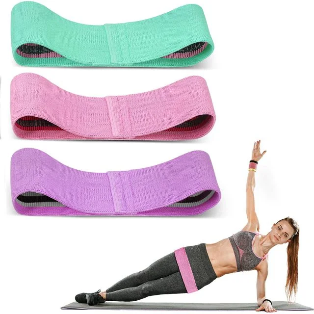 Hip Risitance Band, Yoga Band, Fabric Workout Loop Bands, Fitness Fabric Elastic Resistance Band, Promotional Yoga Band