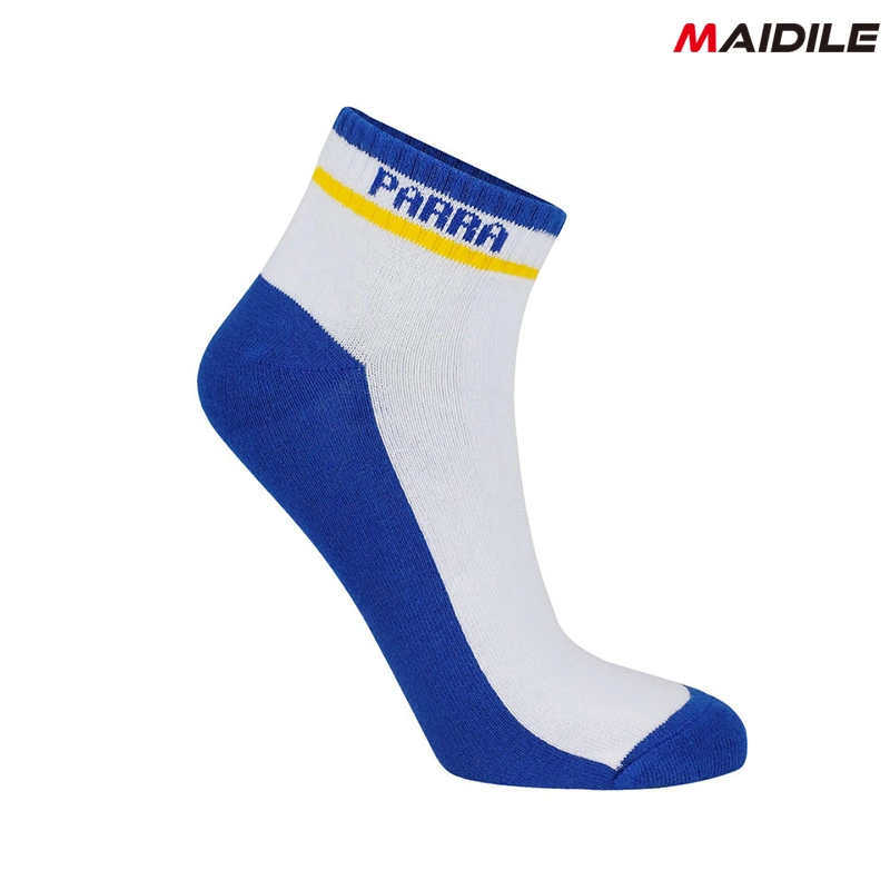 Personalized New Blue and White Breathable Thin Ankle Sports Sock