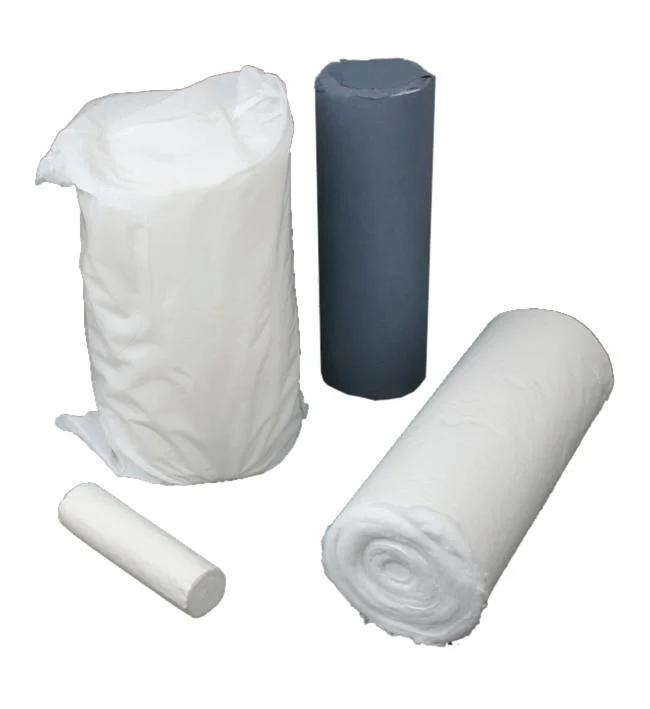 100% Pure Cotton Absorbent Dental Cotton Roll for Disposable Use