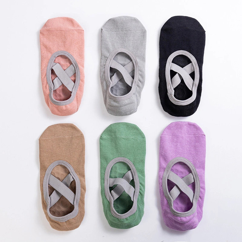 Xianghui Wholesale Women Cotton Non Slip Grip Sport Yoga Socks