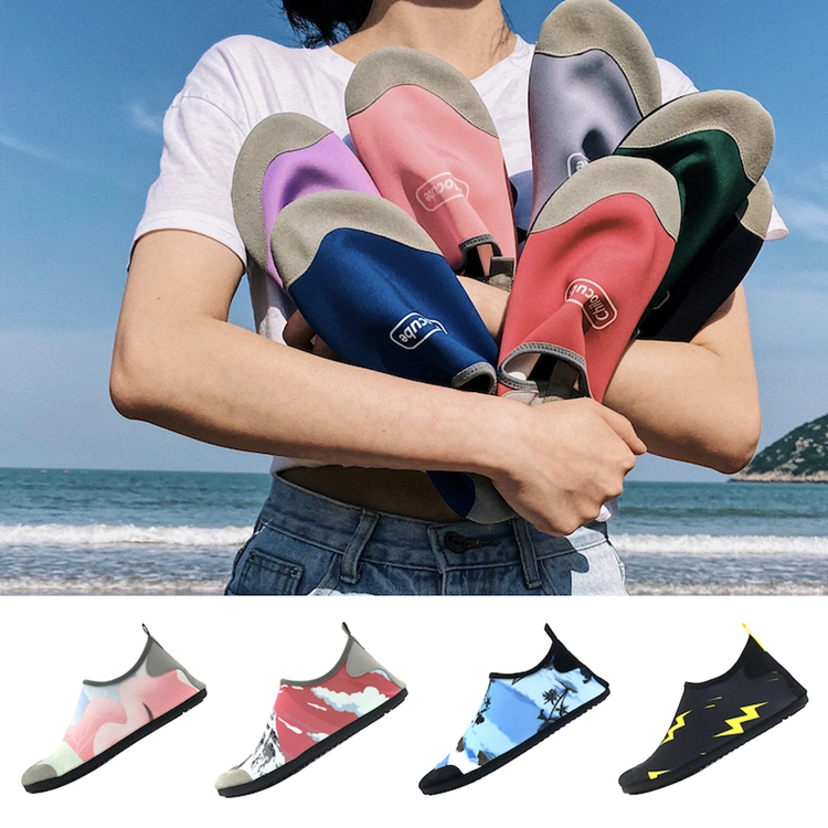 Dfaspo Water Sports Shoes Barefoot Quick-Dry Aqua Yoga Socks Slip-on for Men Women