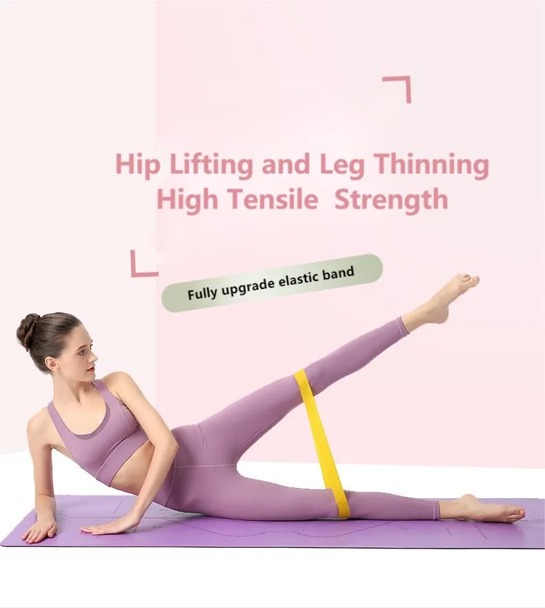 Workout Tension Stretch Pull up HIPS Elastic Fitness Yoga Rubber Resistance Belts Set