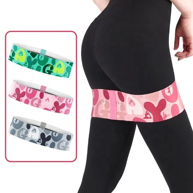 Heavy Hip Resistance Bands Loop Fabric Hip Circle Glute Booty Bands