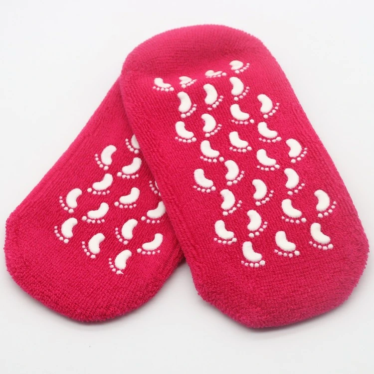 Foot Sleeve Footcare Moisture Dry Foot Cooling Wholesale Silicone Gel SPA Socks