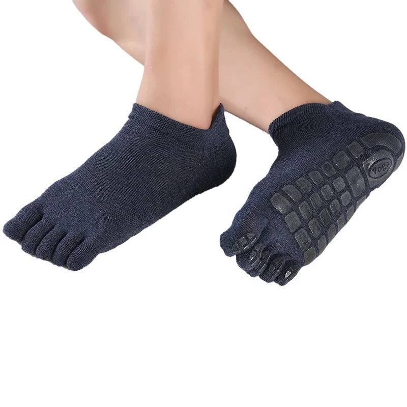 3 Pairs Yoga Socks Non-Slip Grip Fitness Socks Five Toe Sport Socks