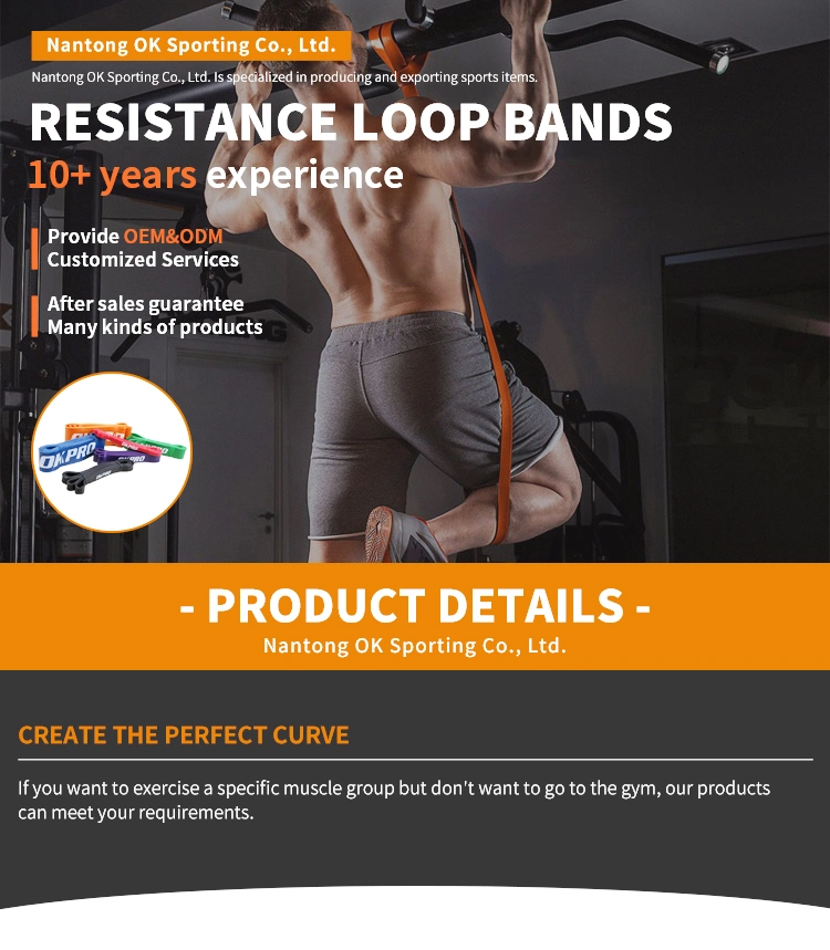 Pull up Assist Band Fitness Strength Band Power Exercise Custom Latex Stretch Resistance Bands