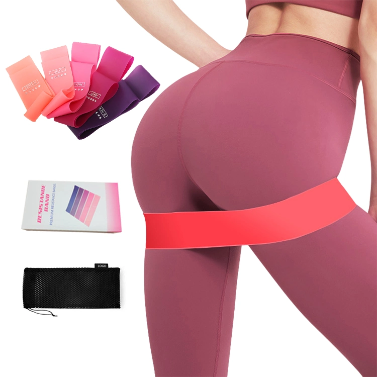 Latex Stretch Bands Gym Leagues Loop Workout Resist Booty Work out Fitness Custom Rubber Resistance Exercise Band