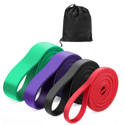 Fitness Latex Resistance bands Power exercise Stretch tirare in su assistito Banda