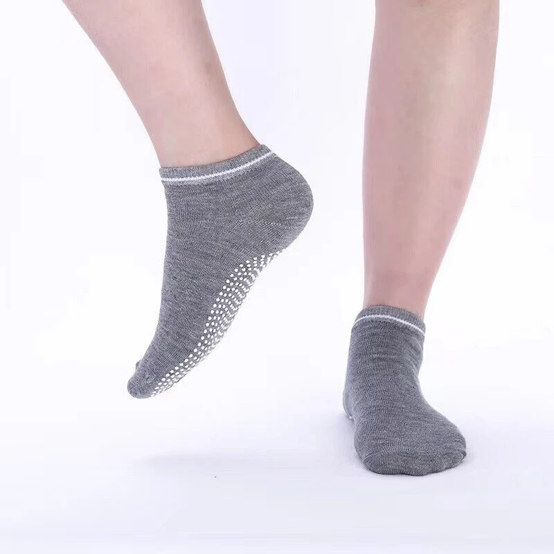 Ladies Women Sports Cotton Rich Pilates Yoga Non-Slip Grip Socks