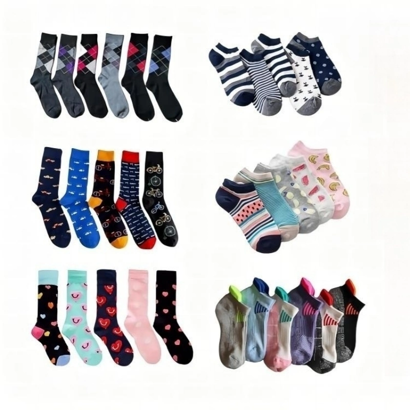 Summer Anti Bacterial Mens Colorful Short Basic Casual Breathable Cool Cotton Stripe Block Trainer Liner Socks