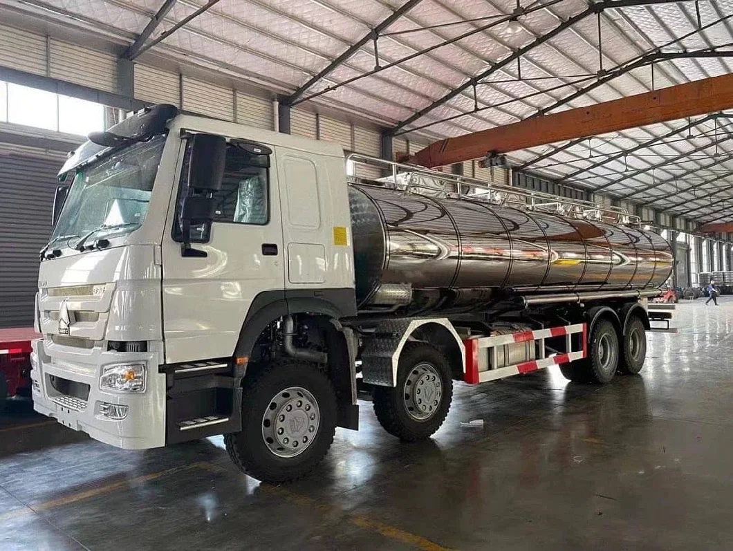 Sinotruk Heavy Duty HOWO Tx 20cbm Food Grand Stainless Insulated Fresh Bulk Milk Tank Truck