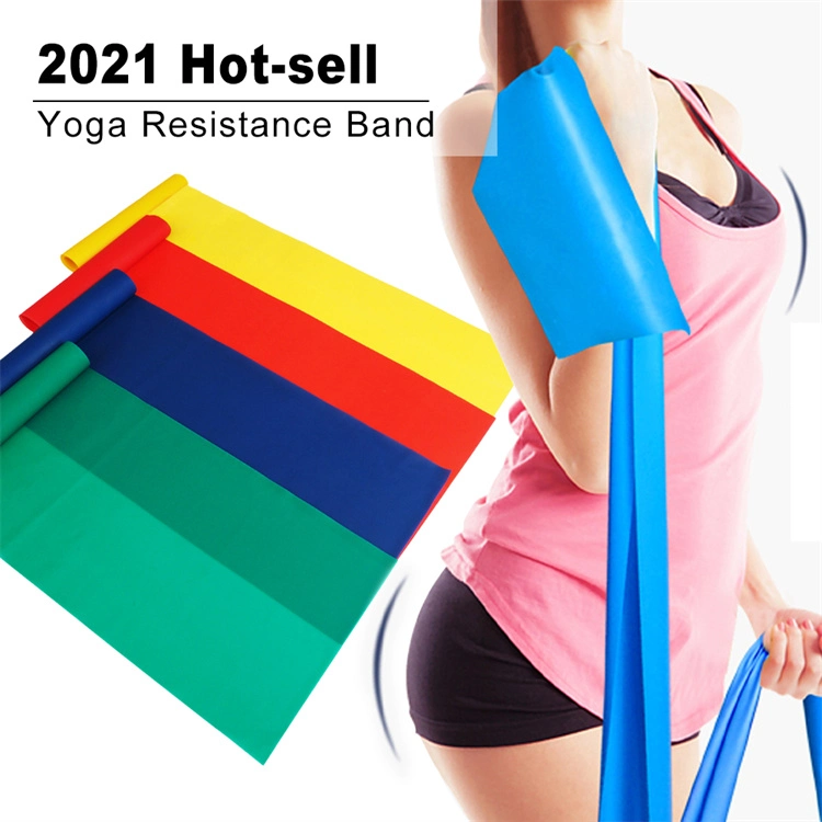 Fitness Suspension Trainer Strap Flat Resistance Belt Yoga Elastic Band