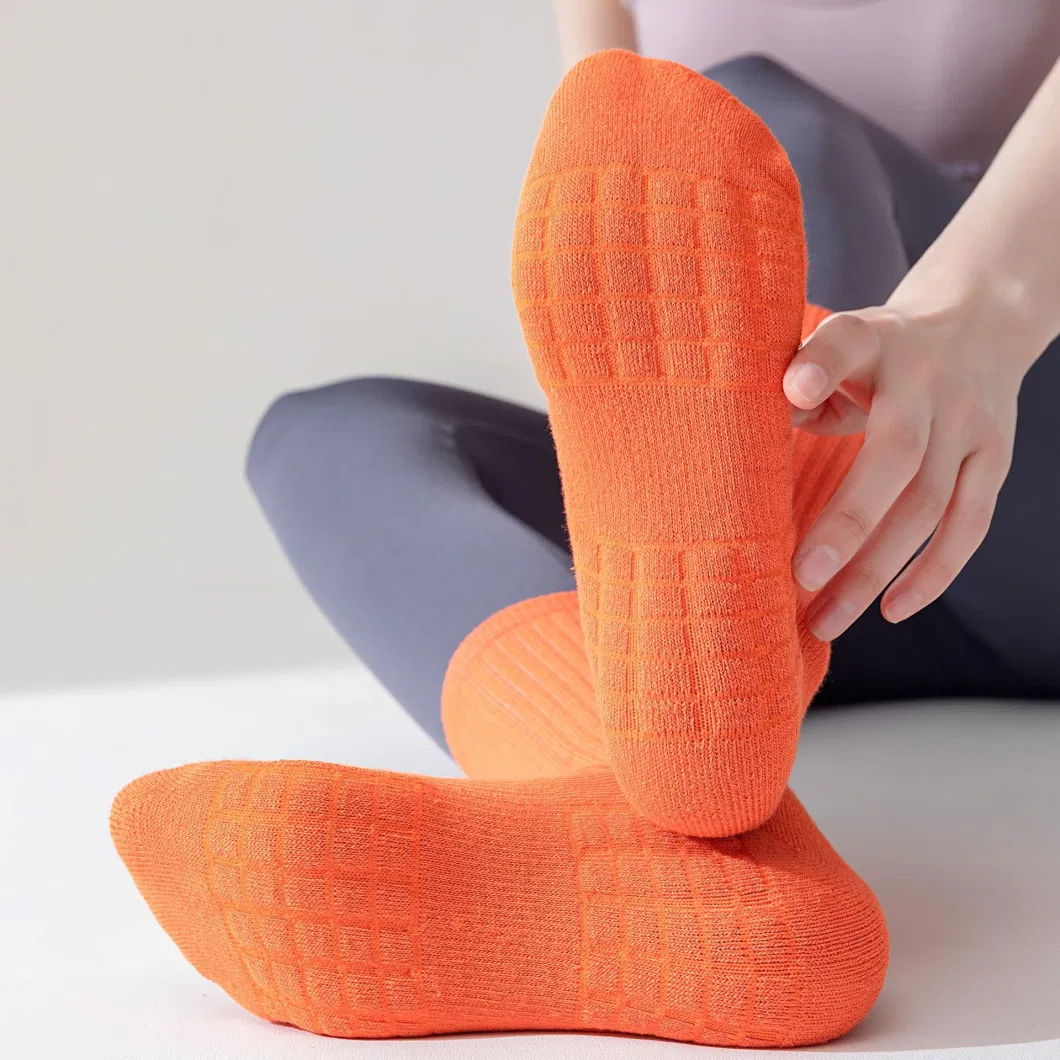 Non-Slip Sweat-Absorbing Towel Bottom Yoga Sports Running Socks