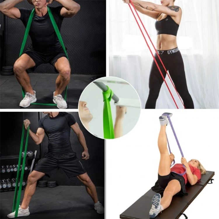 Factory Custom Logo Sports Fitness Men and Women Yoga Pilates Resistance Band