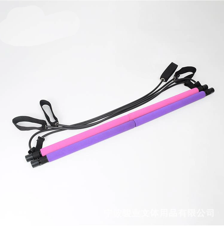 Resistance Bands for Home Gym Body Building Pedal Pilates Bar Yoga Exercises Band