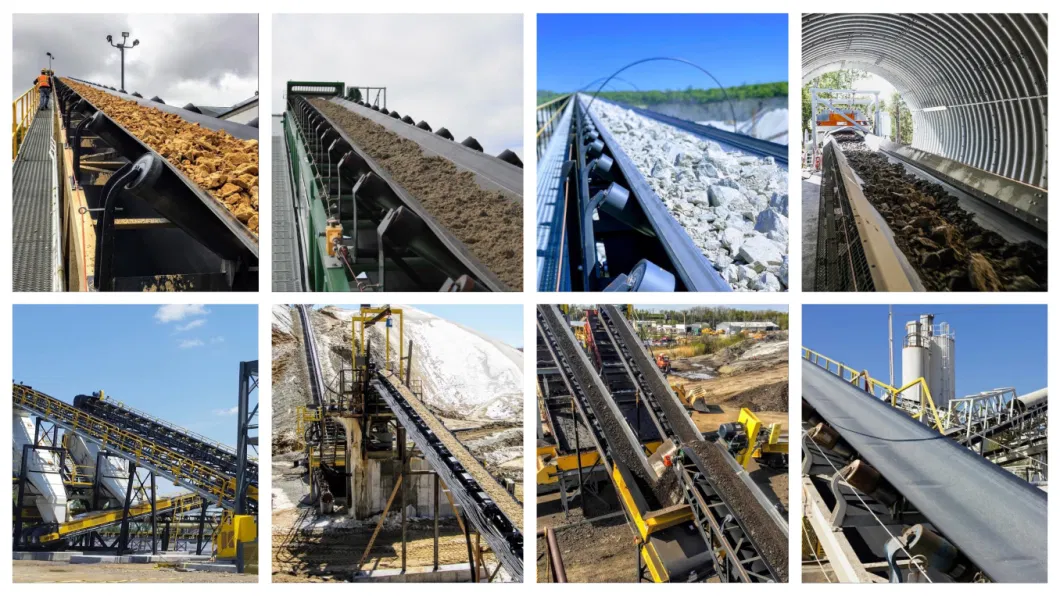 Heavy Duty Bulk Material Belt Conveyor System for Coal/Mining/Power Plant/Port