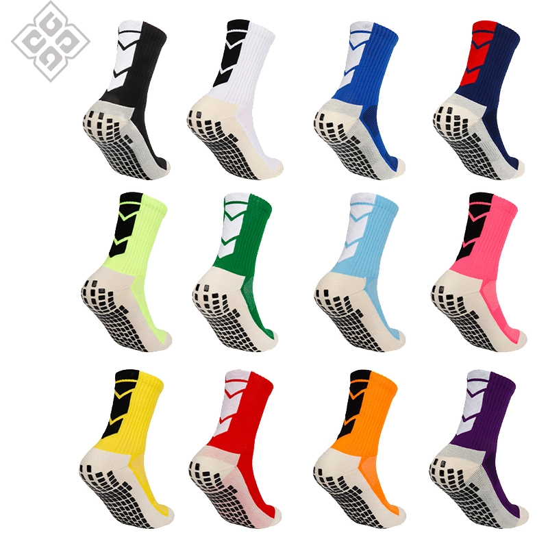 Wholesale Anti Slip Sock Soccer Grippy Sports Grip Socks for Men