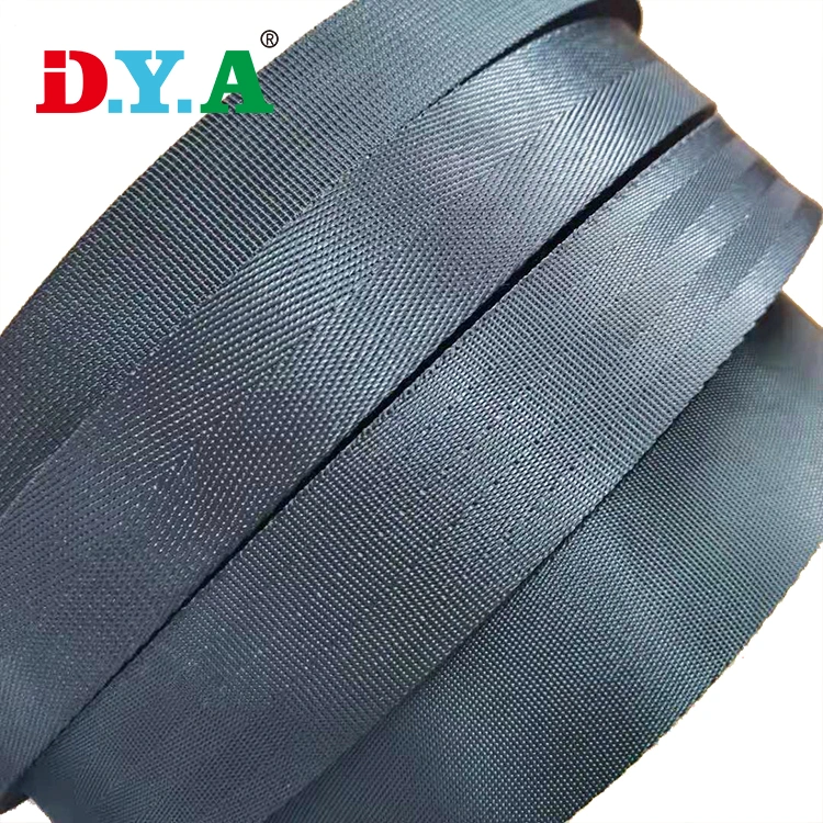 Custom Width Color Twill Elastic Strap Polyester Stripe Elastic Band for Waistband Bag