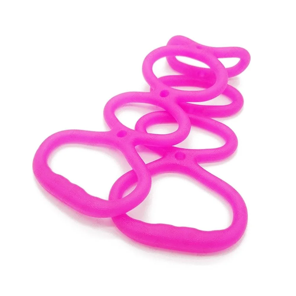 Traction Rope Silicone Elastic TPE Seven Ring Traction Rope Comfortable Type Yoga for Women Men Arm Strength Training Bl21127