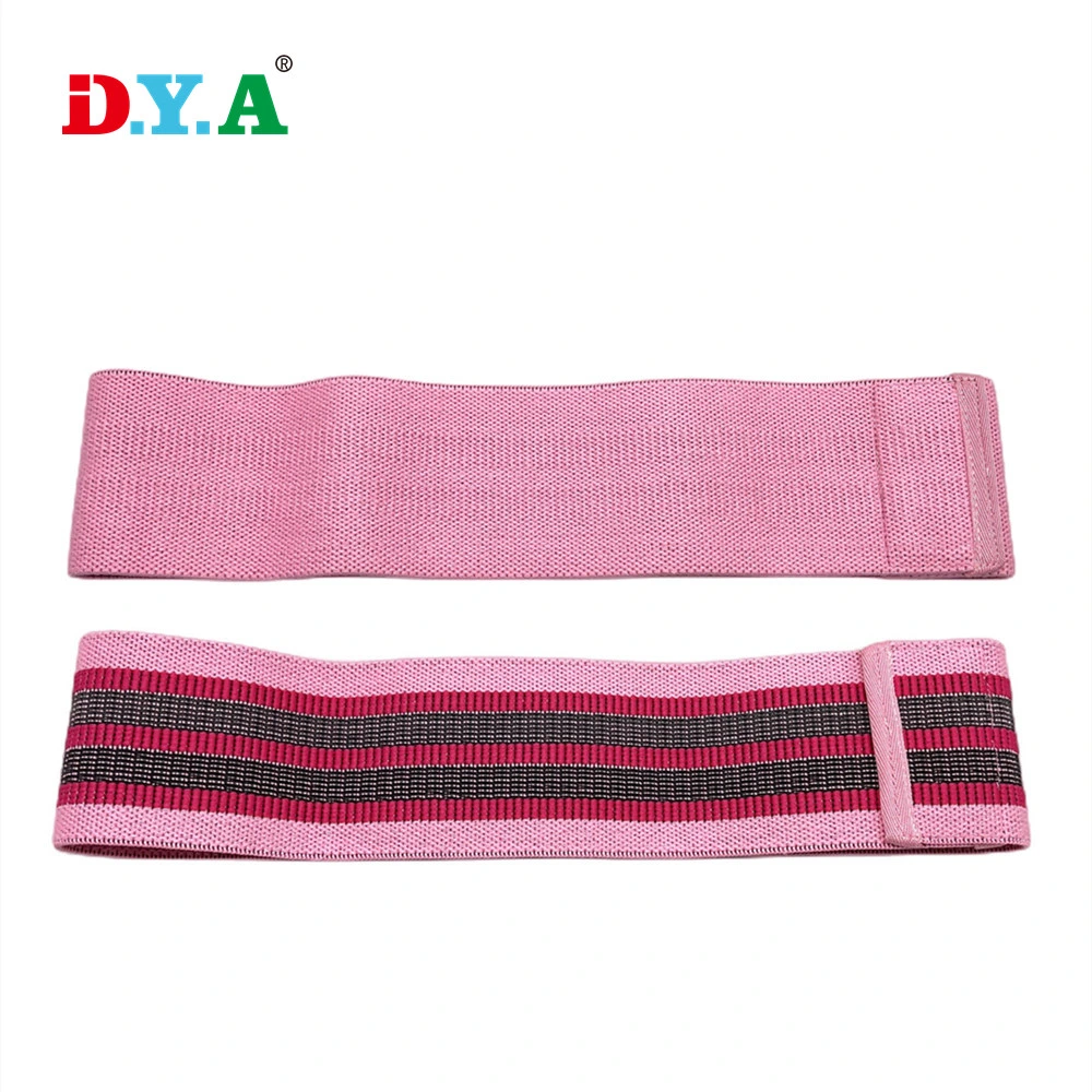 Pink Fabric Hip Exercise Workout Bands Resistance Bands for Women Custom Logo Booty Bands