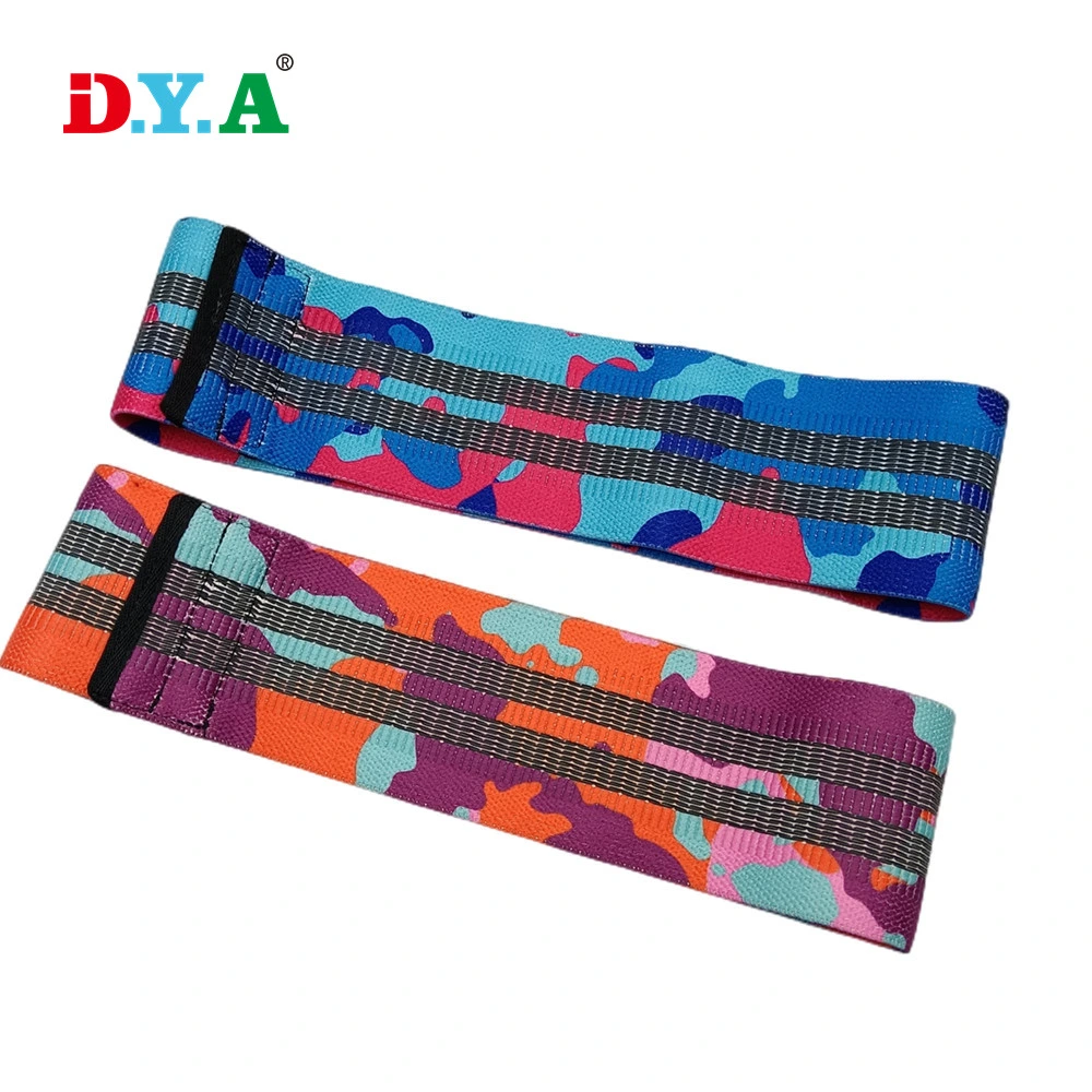 Wholesale Woven Yoga Stretch Elastic Resistance Band for Legs/Glutes