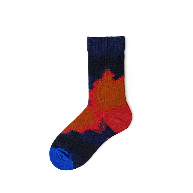 Graffiti Artist Personalized Colorful Anti-Odor Happy Design Breathable High Elastic Socks