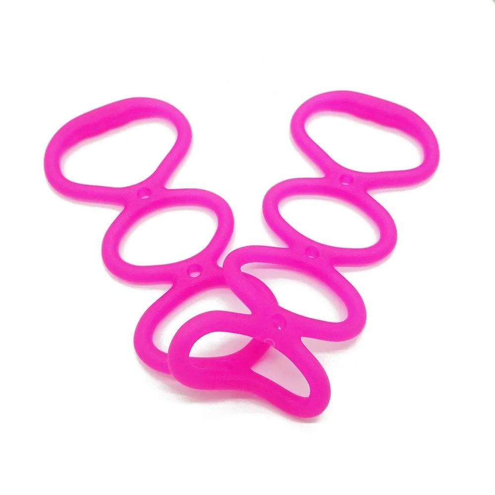 Traction Rope Silicone Elastic TPE Seven Ring Traction Rope Comfortable Type Yoga for Women Men Arm Strength Training Bl21127