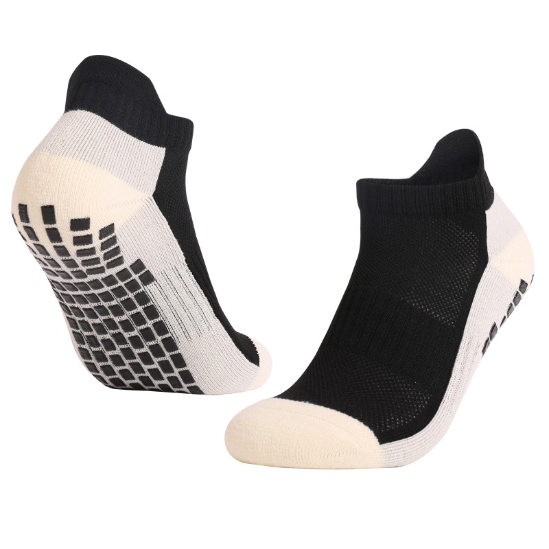 Factory Price Men Women Sports Football Slippers Socks Silicone Non-Slip Grip Soccer Ankle Socks