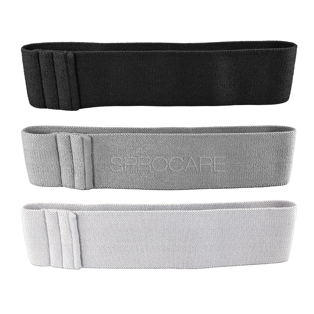 Gray Series Solid Color Resistance Bands, Loop Fabric Bands, Hip Circle Band