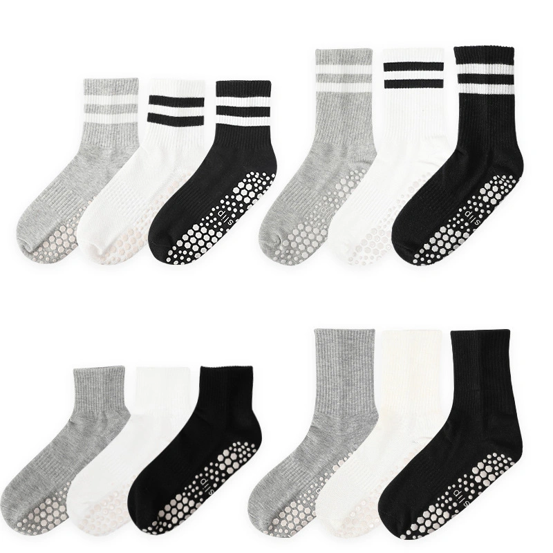 Xianghui Women&prime;s Socks Pure Cotton Non-Slip Yoga and Pilates Socks