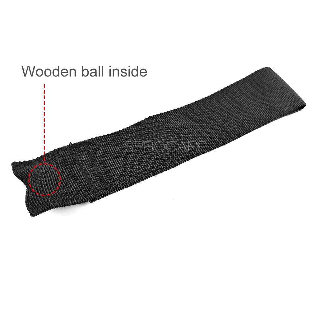 Eco Friendly Natural Latex Resistance Tube Exercise Bands with Protection Sleeve and Door Anchor