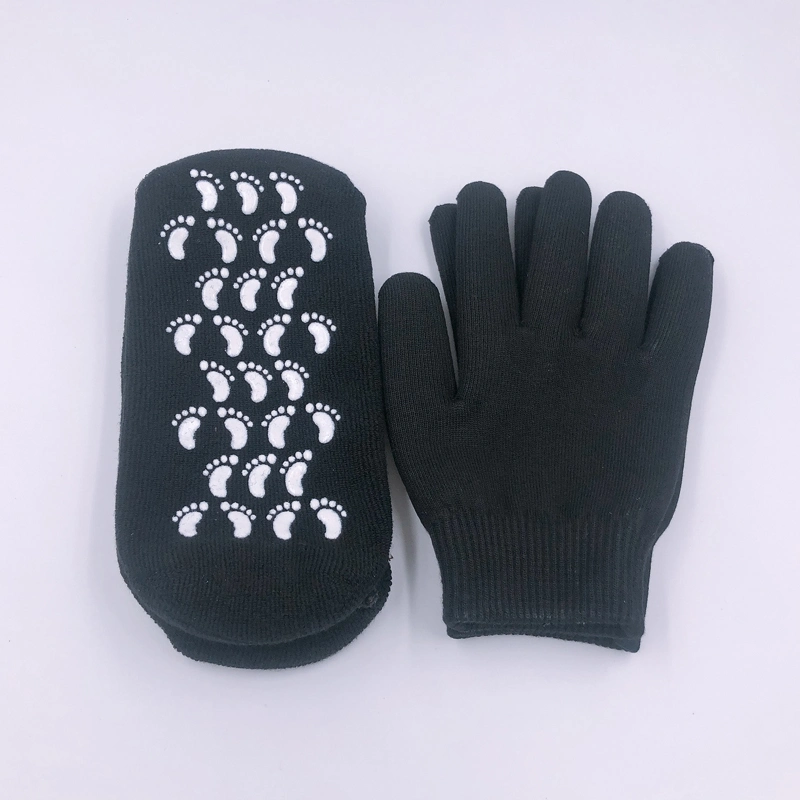 African Popular Heel Moisturizing Gel Silicon Gloves and Socks Cotton SPA Gel Gloves and Socks Gel Moisture Socks and Gloves