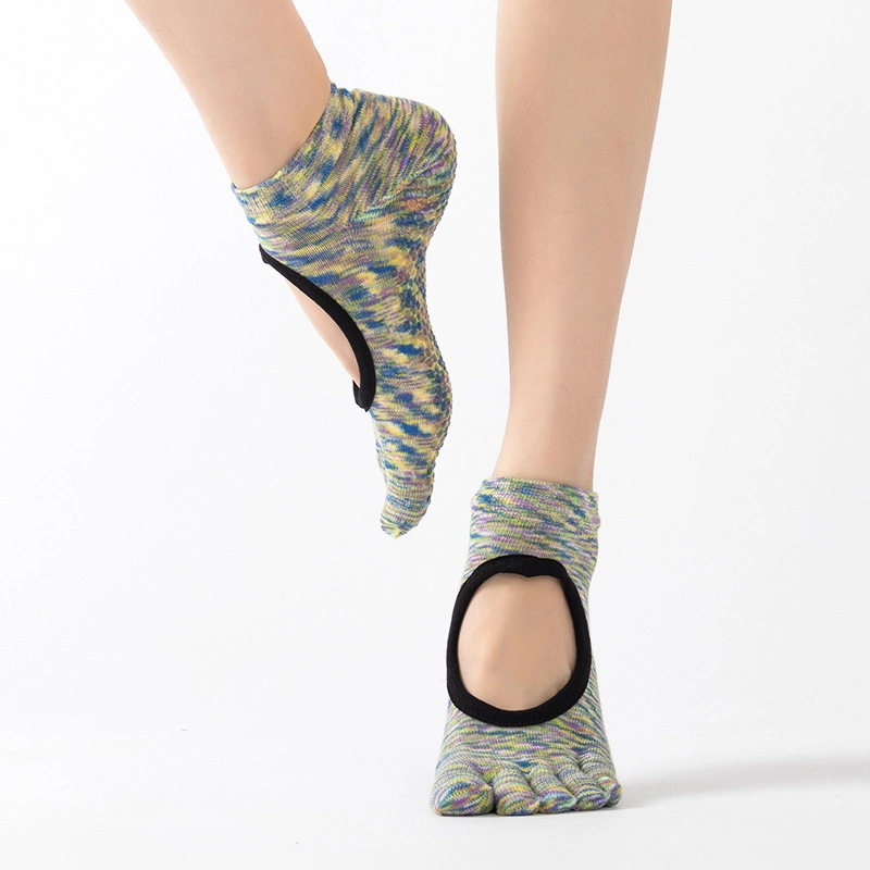 Xianghui Wholesale Custom High Quality Women Fashion Ballet Yoga Grip Toe Socks