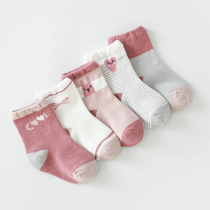 Cute Lovely Short Baby Socks Cotton Cute Newborn Boy Toddler White Socks