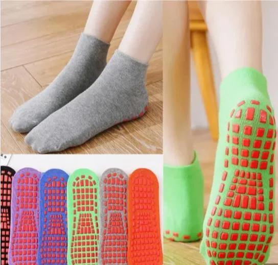 Non Slip Grip Socks for Hospital, Yoga, Trampoline, Barre &amp; Home