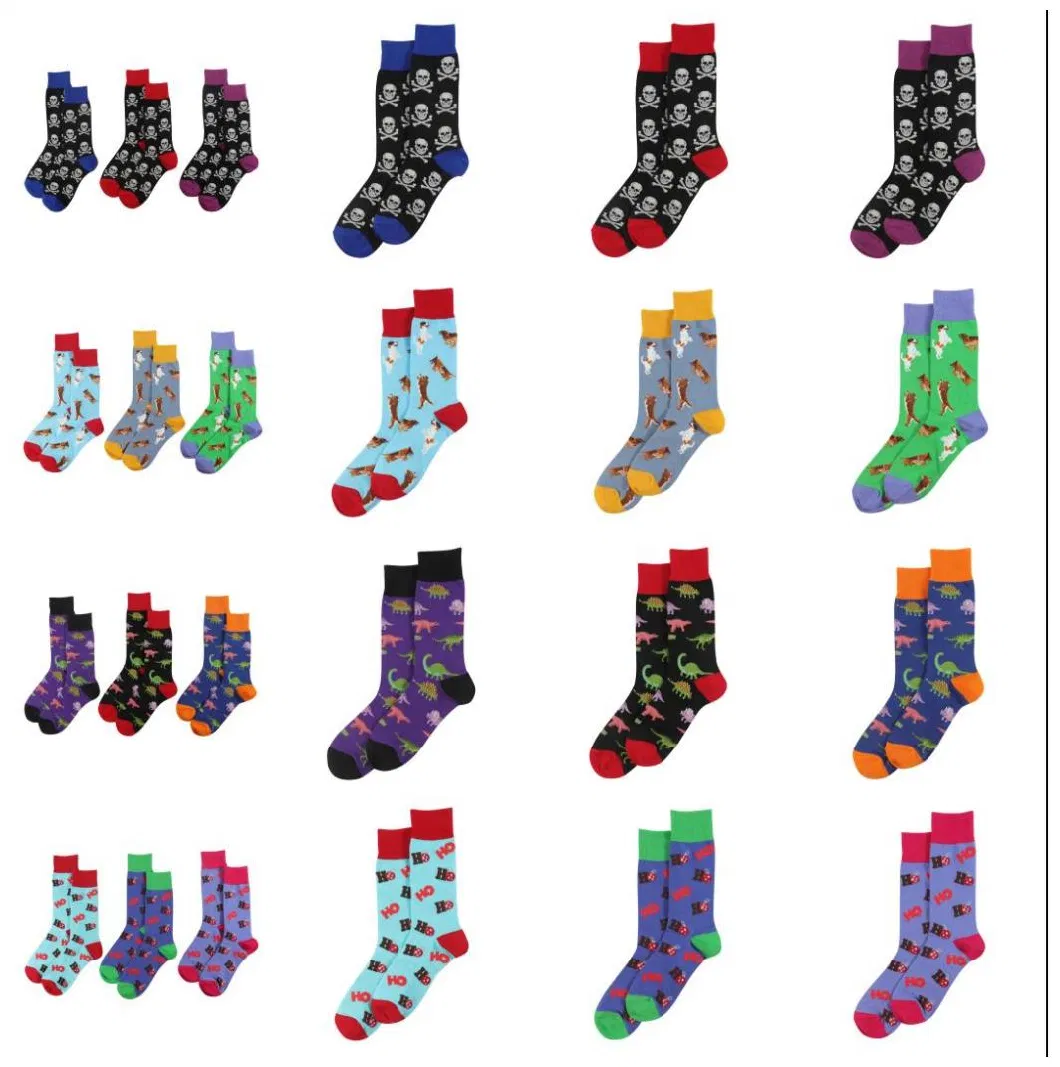 Personalized Sox Knitted Cotton Jacquard Logo Crew Mens Sport Socks Customized Fashion Colorful Funny Happy Crew Socks Men