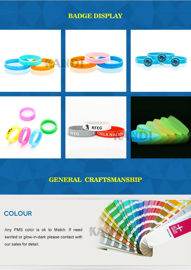 Customized Unique Design 3D Logo Sport Waterproof Rubber Silicon Silicone Bracelet Wristband