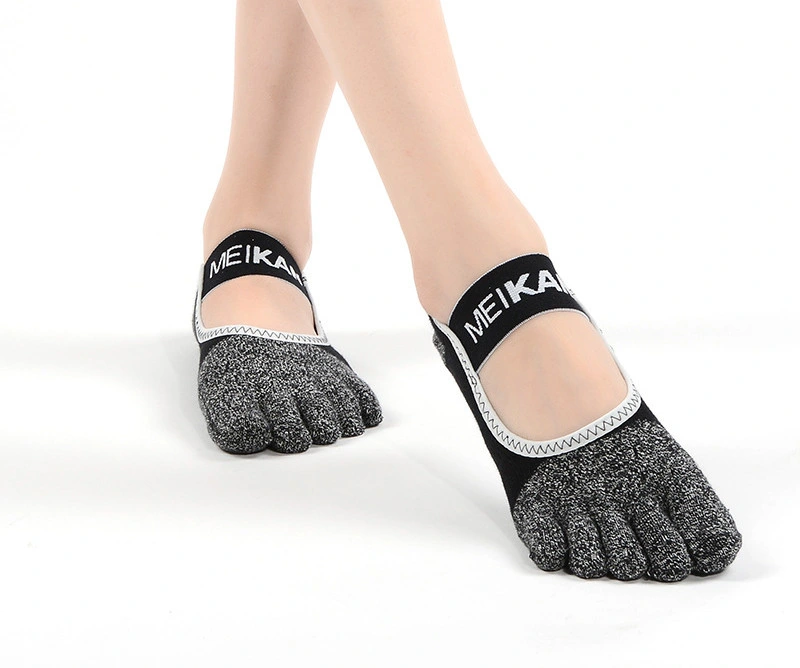 Double-Sided Non-Slip Five-Finger Full Toe Girdle Four Seasons Short Yoga and Line Sports Floor Yoga Socks