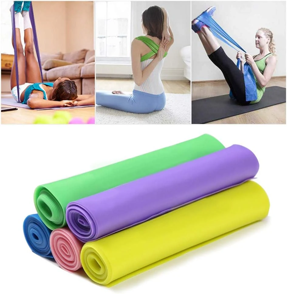 Premium Exercise Elastic Gym Equipment Home Light Color Resistance Band