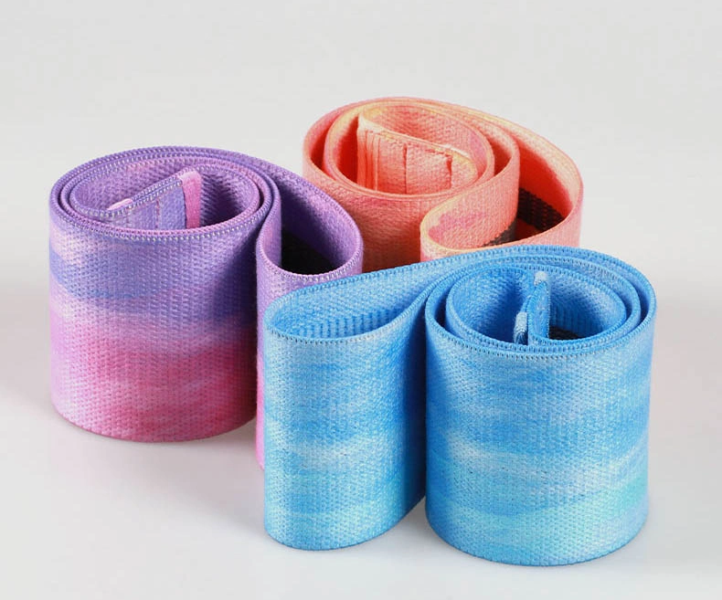 Sublimation Printing Fabric Yoga Supplies Hip Circle Resistance Bands