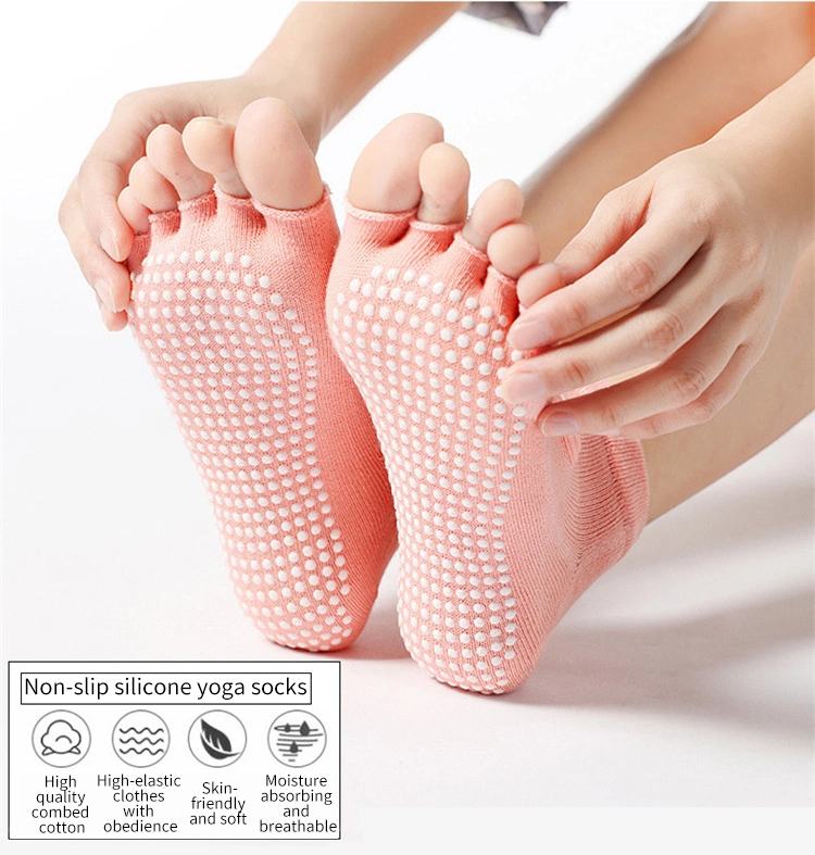 High Quality Custom Logo Non Slip Yoga Socks Wholesale for Women